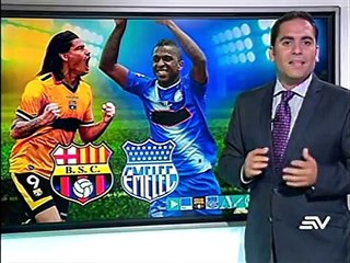 Las figuras de Emelec y Barcelona