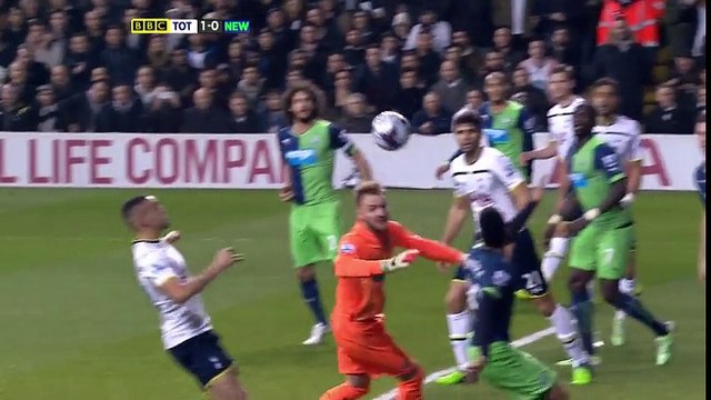 Tottenham Hotspur 4 - 0 Newcastle United Extended Highlights 17/12/2014 - Capital One Cup