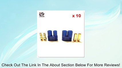 US Ship 10x Pair EC3 Connectors 3.5mm Bullet Male & Female For Lipo Battery, ESC Review