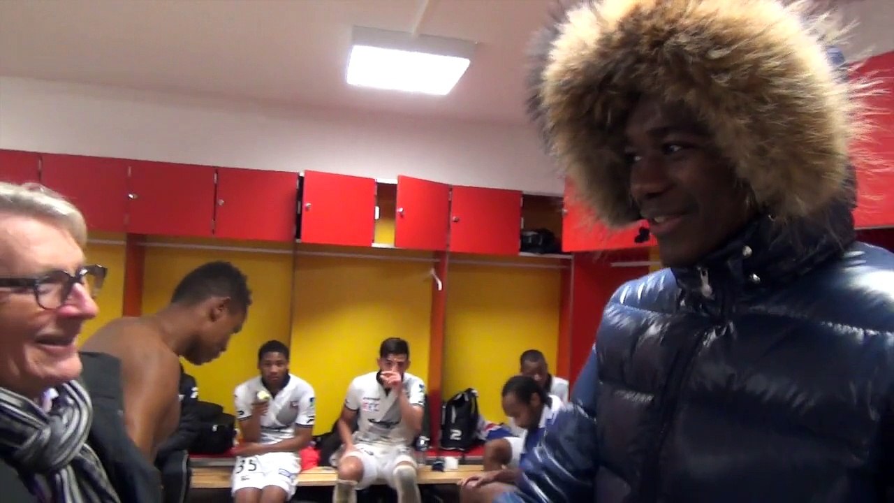 Giannelli Imbula dans le vestiaire guingampais après Arles-EAG