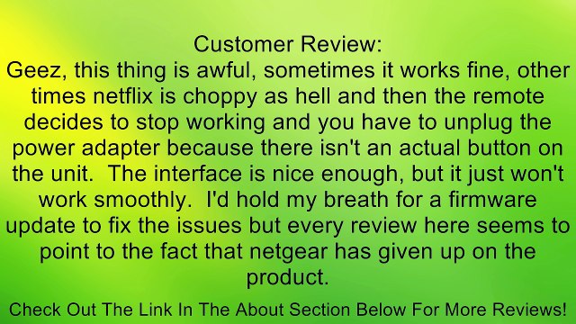 NETGEAR NeoTV Streaming Player (NTV300) Review