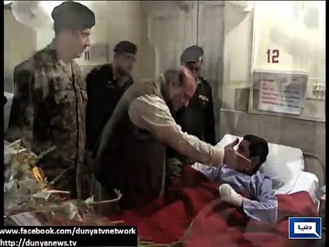 Army chief, PM visit injured students at CMH.