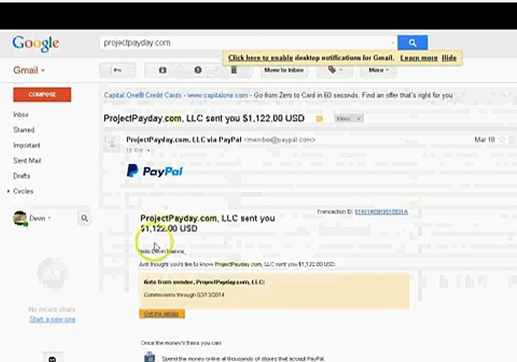 project payday presentation
