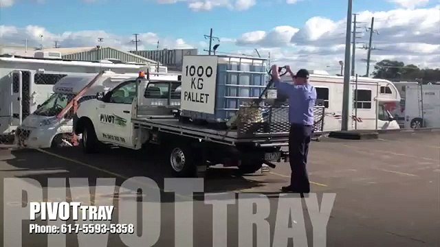 Tilt Tray - How to load 1000KGS SAFELY by yourself with PIVOTtray - YouTube [360p]