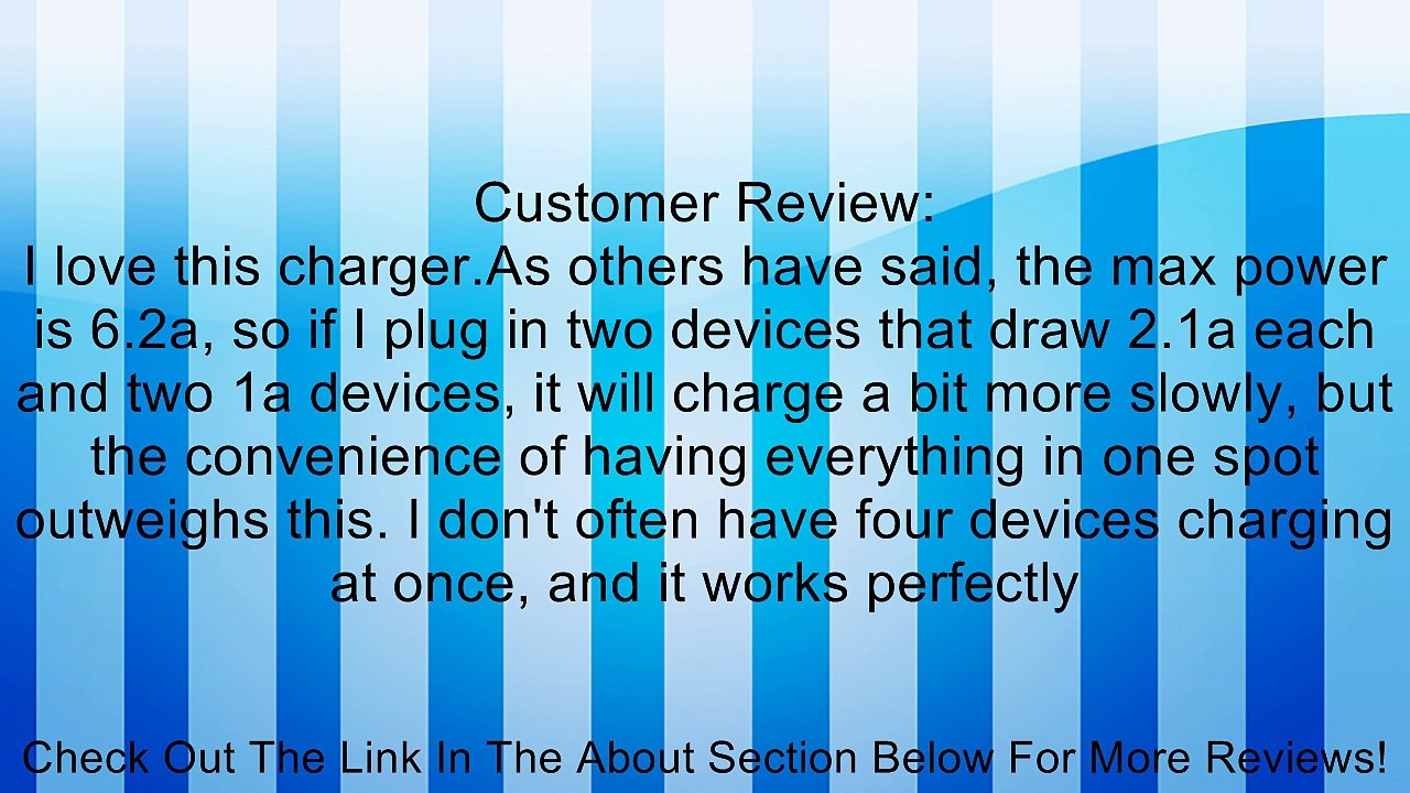 iXCC � Quad USB 30W 6.2A White High Capacity FAST AC Desktop Charging Station 4 Port High Speed Charger Review