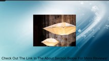 Ikea VARMLUFT Ceiling pendant Light square Lamp Shade   Cord & hooks set Review