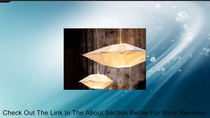 Ikea VARMLUFT Ceiling pendant Light square Lamp Shade + Cord & hooks set Review