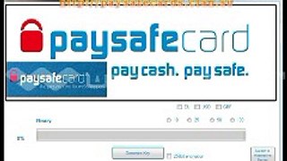 PaySafeCard Code Generateur june 2014 NEUE Version [Working] 100% tested