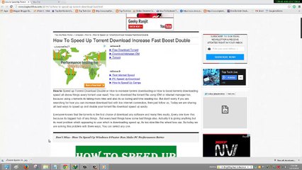 How to speed up Torrent Download Increase More fast