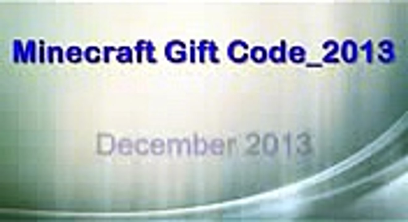 Free Minecraft Gift Code Generator 2014 Free Download 2014 NEW