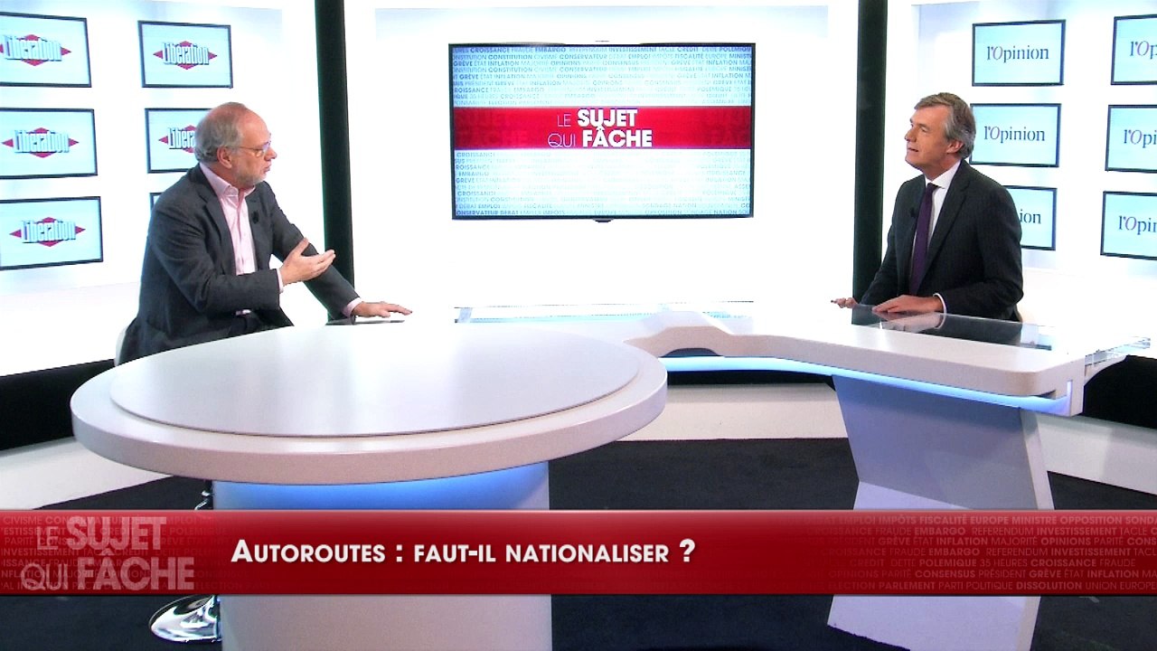 Joffrin sur les autoroutes : «Il faut menacer de revoir tous les contrats »