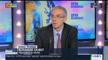 Compte de pénibilité: "Le gouvernement nous demande d'appliquer une loi inapplicable": Alexandre Saubot - 18/12