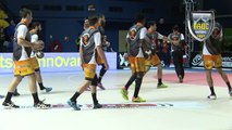 Réaction de Mickaël Illes et Marc Wiltberger après la victoire du PAUC Handball contre Istres