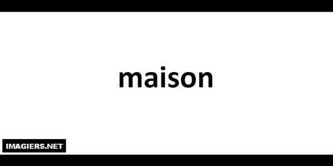 Maison(house) Pronounciation in French