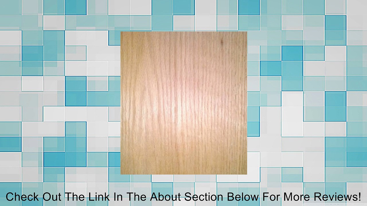 Red Oak Wood Veneer Sheet 48x96 4x8 Flat Cut Plain Slice 10 Mil Paper Back Review