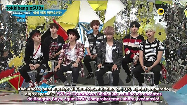 [SUB ESPAÑOL] 141023 BTS en MCountdown Begins Open Studio (2/6)