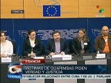 Víctimas de guarimbas piden al Parlamento Europeo verdad y justicia