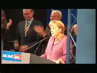 Немцы освистали Ангелу Меркель!
