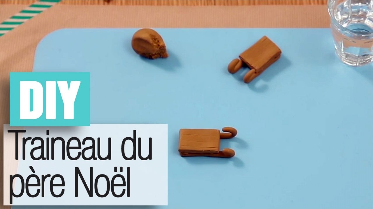 Le traineau du père Noël en pâte à sucre - Cake Design