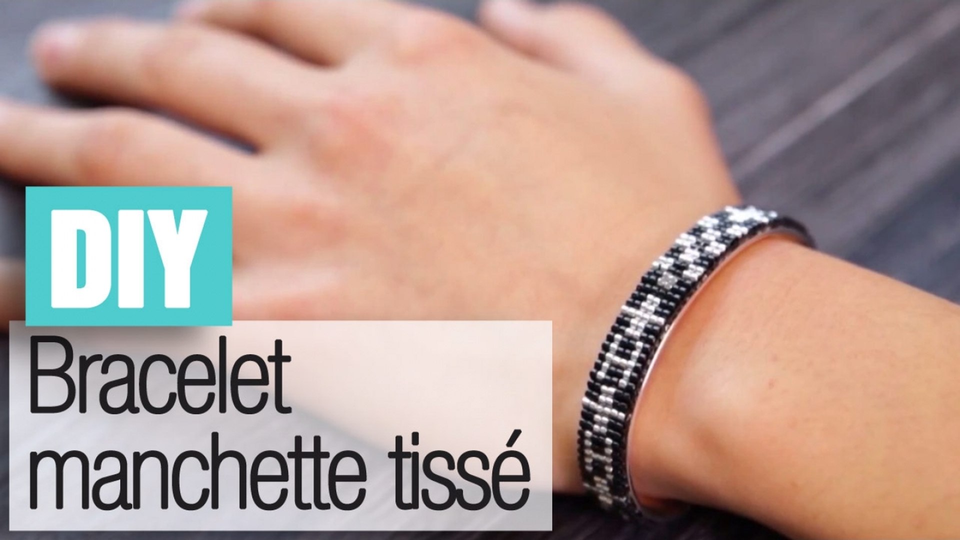 Faire un bracelet manchette tissé en perles - DIY bijoux - Vidéo Dailymotion