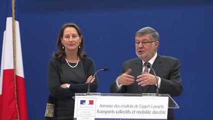 Ségolène Royal et Alain Vidalies annoncent les résultats de l’appel à projets « transports collectifs et mobilité durable »