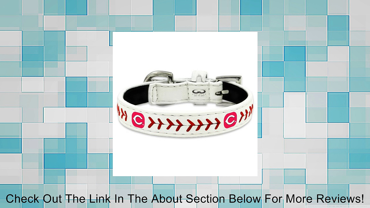 MLB Cincinnati Reds Classic Leather Baseball Dog Collar (Toy) Review