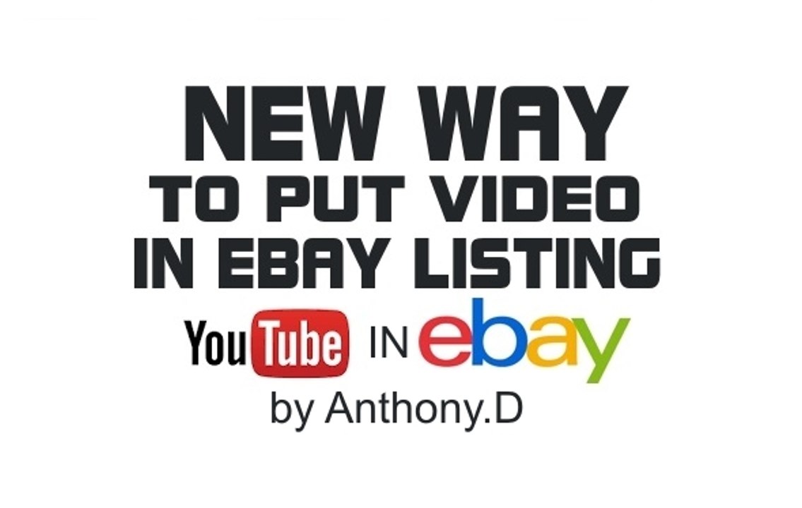 HOW TO PUT YOUR YOUTUBE VIDEO IN YOUR EBAY LISTINGS