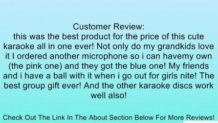 Electrohome Debut All-in-One Karaoke Machine with Microphone and 30 songs - EAKAR101 Review