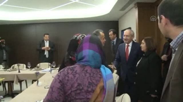 Kılıçdaroğlu'nun, Gezi Parkı Olaylarında Hayatını Kaybedenlerin Aileleriyle Buluşması