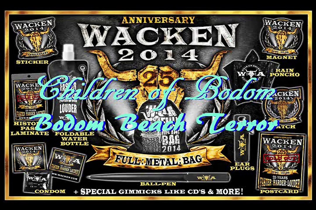 CHILDREN of BODOM - Bodom Beach Terror from WACKEN FESTIVAL 2014 - 25 Aniversary HQ & HD