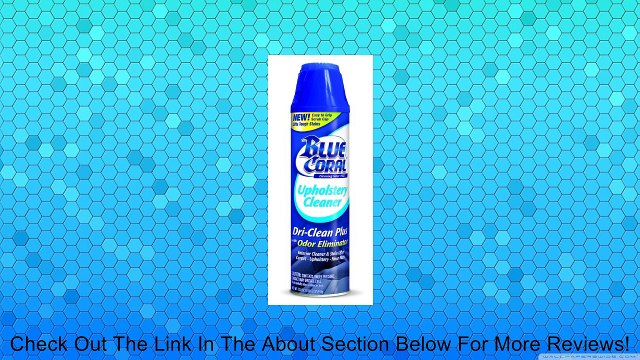 Blue Coral (DC22-6PK) Dri-Clean Upholstery Cleaner with Odor Eliminator - 22.8 oz., (Pack of 6) Review
