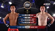 Li Wei Bin derrota Wang Ei e se torna campeão do GP dos moscas do One FC 24