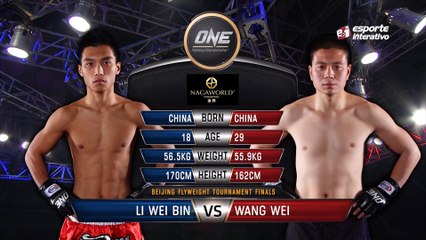 Li Wei Bin derrota Wang Ei e se torna campeão do GP dos moscas do One FC 24