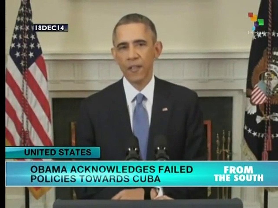 US President acknowledges failed policies toward Cuba