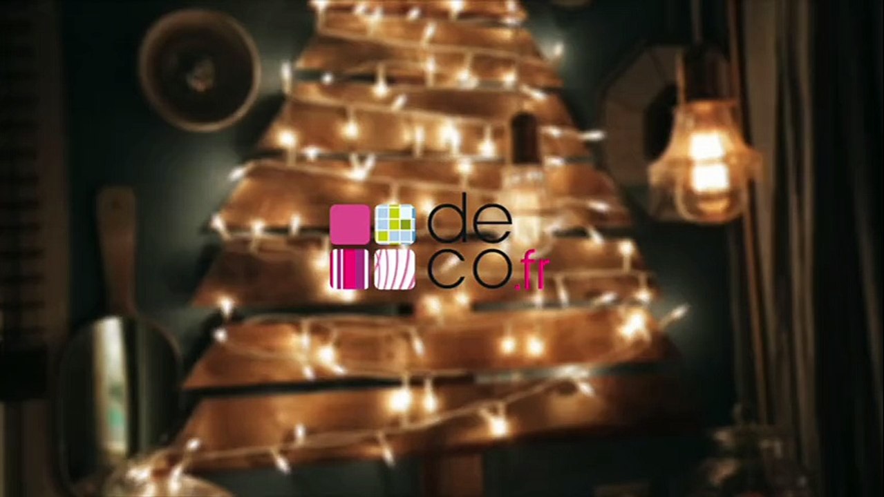 DIY Décoration de Noël transformer une palette en sapin