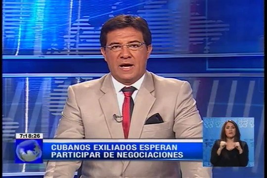 Cubanos exiliados esperan participar de negociaciones