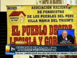 Jubilados de Perú exigen devolución del dinero del FONAVI