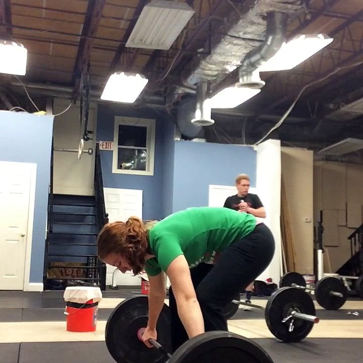 Snatch pulls 105#