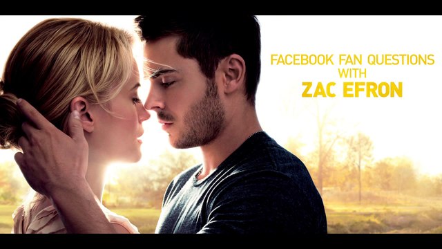 Facebook Fan Questions with Zac Efron - Filming The Lucky One in New Orleans