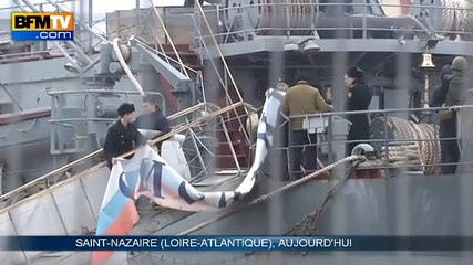 Les marins russes quittent Saint-Nazaire sans leur Mistral