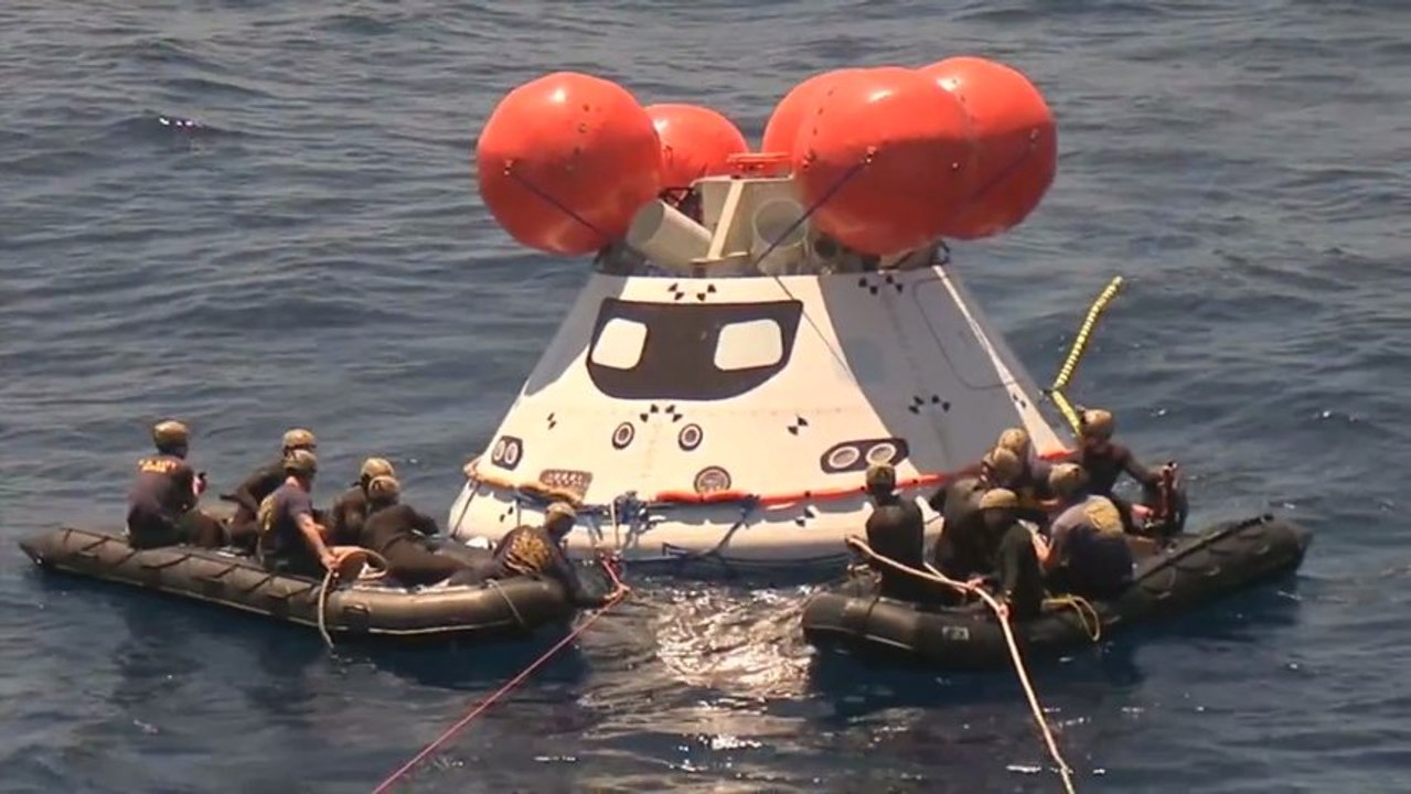 Le test de la capsule Orion est un succès