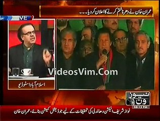 Imran’s Decision to End Dharna shows it was not for his Ego.Shahid Masood_(new)