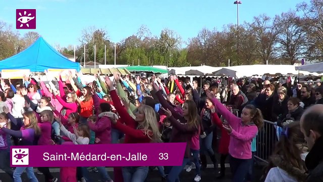 Téléthon 2014 : Flash-mob et animations à St Médard-en-Jalle (33)