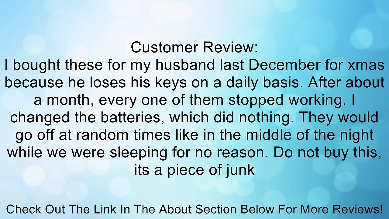 Magnasonic Wireless Key Finder for Keychain, Wallet, Phone, Remote Control includes Locator with 4 Receivers - MGWF300 Review