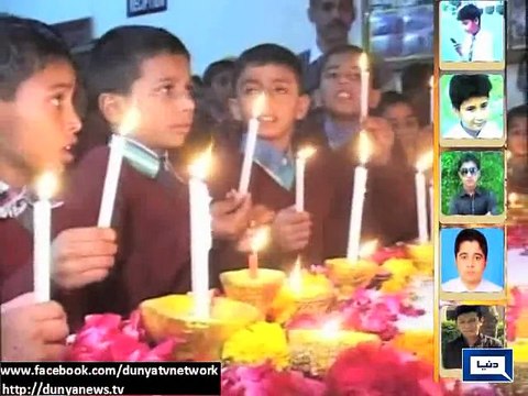 Dunya News - Peshawar attack: Candles lighten up in entire country for remembrance of martyrs