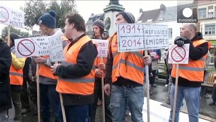 Calais: Proteste gegen "Mauer der Schande"