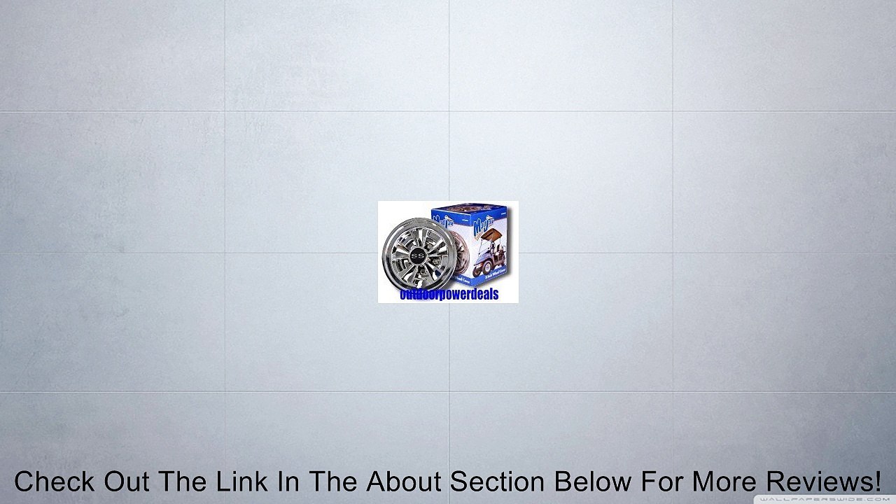 GOLF CART SS HUBCAPS HUB CAPS FITS YAMAHA CLUB CAR EZ-GO 8" Review