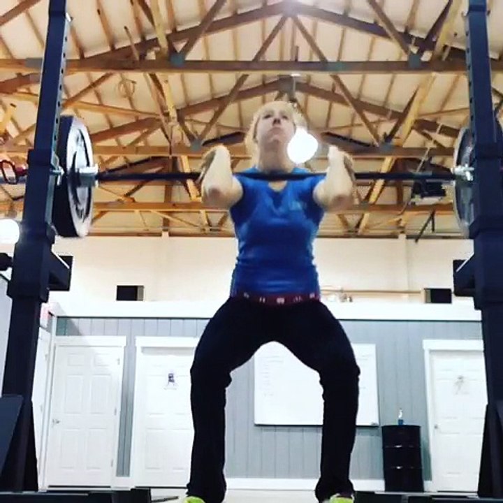 Front squat 4x3 140#