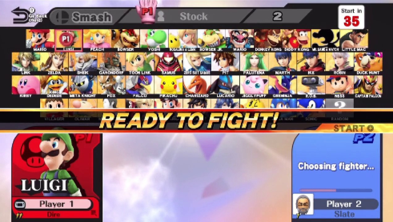 Super Smash Bros. For Wii U Ranked Online Wi-Fi Battle / Match / Fight - Playing As A Nintendo Character