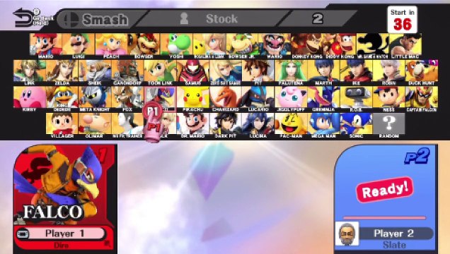 Super Smash Bros. For Wii U Ranked Online Wi-Fi Battle / Match / Fight - Playing As A Nintendo Character